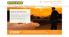 Desktop Screenshot of diamondpestcontrol.com